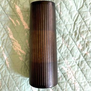 CB2 Vase - Black & gold